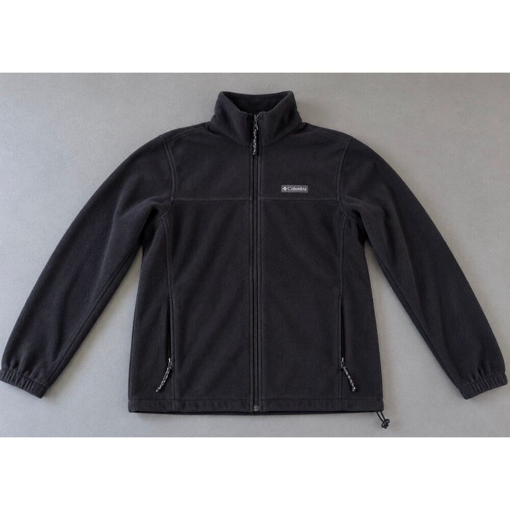 Columbia Sportswear Black Full Zip Fleece Jacket Women’s Medium M Outdoor